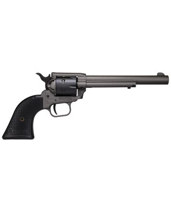 Heritage Mfg SRR22C6 Rough Rider22 LR 6 Shot, 6.50" Tungsten Gray Cerakote Steel Barrel, Frame, Black Satin Cylinder, Black Polymer Grip, Hammer/Thumb Safety, Exposed Hammer