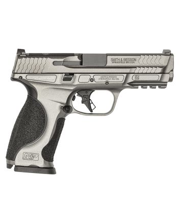Smith &amp; Wesson 13194 M&amp;P M2.0 Optic Ready 9mm Luger 17+1 (3) 4.25", Tungsten Gray, Aluminum Frame with Picatinny Rail, Optic Cut Slide, Interchangeable Backstrap Grip, Ambi Controls