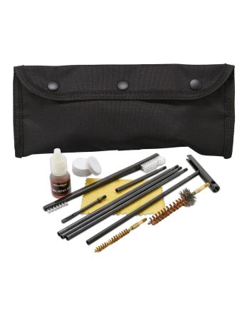 KleenBore POU302B Modular Cleaning Kit Multi-Caliber Handgun/Rifle Bronze/Nylon Bristles Black Nylon Case