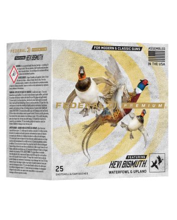 Federal PHBX1383 Premium HEVI-Bismuth 12Gauge 3" 1 3/8oz 3Shot 25 Per Box/10 Case