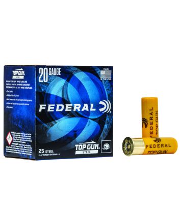 Federal TG2517 Top Gun Steel 20Gauge 2.75" 7/8oz 7Shot 25 Per Box/10 Case