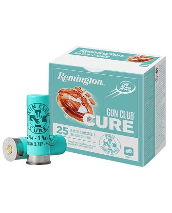 Remington Ammunition R20031 Gun Club Cure 12 Gauge 2.75" 1 1/8 oz 8 Shot 25 Per Box/ 10 Cs