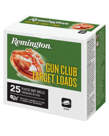 Remington Ammunition R20035 Gun Club12Gauge 2.75" 1oz 7.5Shot 25 Per Box/10 Case