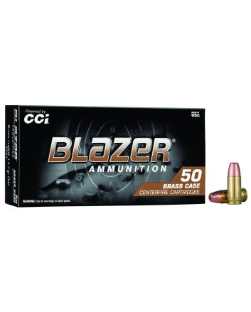 CCI 5203 Blazer Brass Handgun 9mmLuger 147gr Full Metal Jacket 50 Per Box/20 Case