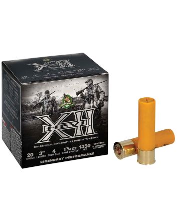 HEVI-Shot HS53204 HEVI-XII20Gauge 3" 1 1/4oz Tungsten 4Shot 25 Per Box/10 Case