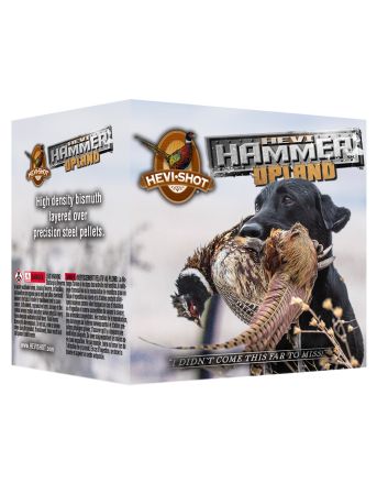 HEVI-Shot HS29105 HEVI-Hammer Upland 12Gauge 2.75" 1 1/4oz Steel/Bismuth 5Shot 25 Per Box/10 Case