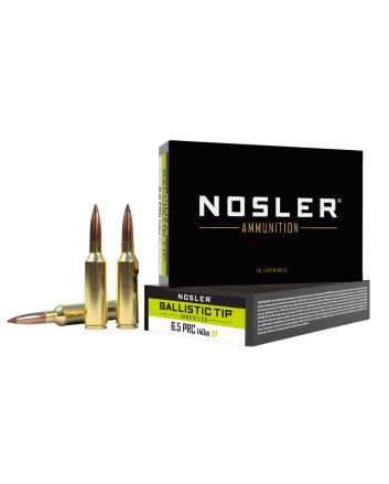 Nosler 43457 Ballistic Tip6.5PRC 140gr Spitzer Boat Tail 20 Per Box/10 Case