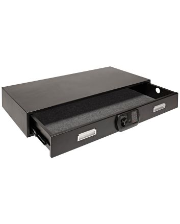SnapSafe 75400 Specialty Safe Under Bed XXL Access Code/Key Entry Black 14 Gauge Steel