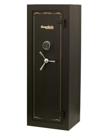 SnapSafe 75010 Titan Modular Safe Access Code/Key Entry, Black 9 Gauge Steel, 9 Gun Slots, 12+ LongGun Capacity