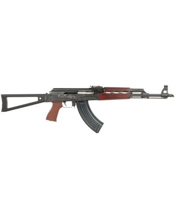 Zastava Arms Usa ZR7762RTF ZPAPM707.62x39mm 30+1 16.30" Black Chrome Lined Steel Barrel, Black Serbian Red Wood Handguard, Black Synthetic Folding Triangle Stock, Black Synthetic Grip