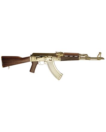 Zastava Arms Usa ZR7762WMGL ZPAPM707.62x39mm 16.25" 30+1, 24K Gold Plated Barrel/Rec, Walnut Stock &amp; Grip, Gold Mag Included