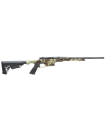 Howa HMXL350KAC M1500 Mini Excel Lite 350 Legend 3+1 16.25" Blued Heavy Threaded Barrel, Blued Drilled &amp; Tapped M-LOK Handguard, Kratos Camo Synthetic Adj Luth-AR Stock, Black Polymer Grip, Right Hand