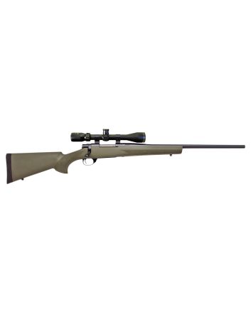 Howa HGP2243G M1500 Gamepro Gen2 243 Win 5+1 22" Blued Steel Barrel, Blued Steel Receiver, Green Hogue OverMolded Synthetic Stock Includes Nikko Stirling GamePro 3.5-10x44mm Scope