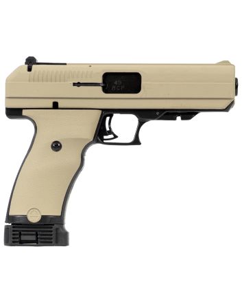 Hi-Point 34510FDE JHP45 ACP 9+1 4.50" Black Steel Barrel, Flat Dark Earth Serrated Steel Slide &amp; Polymer Frame, FDE Polymer Grip