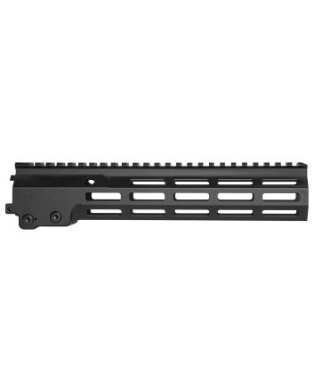 Geissele Automatics 051073B Super Modular Rail MK16 10.50" M-LOK, Black Aluminum for AR Platform, Barrel Nut Included