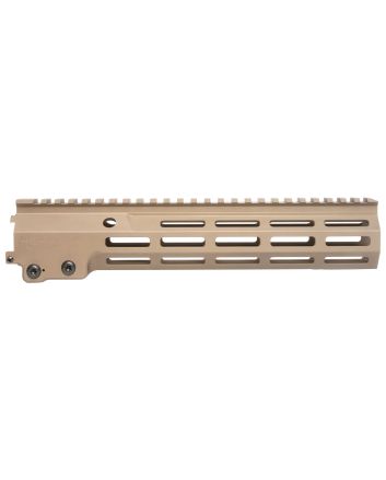 Geissele Automatics 051073S Super Modular Rail MK16 10.50" M-LOK, Desert Dirt Aluminum for AR Platform, Barrel Nut Included