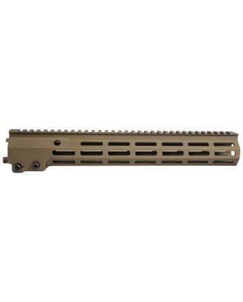 Geissele Automatics 05650S Super Modular Rail MK16 13.50" M-LOK, Desert Dirt Aluminum for AR Platform, Barrel Nut Included