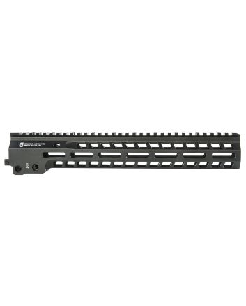 Geissele Automatics 05573B Super Modular Rail MK14 13.50" M-LOK, Black Aluminum for AR Platform, Barrel Nut Included