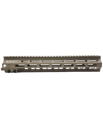 Geissele Automatics 05285S Super Modular Rail MK8 13.50" M-LOK, Desert Dirt Aluminum for AR Platform, Barrel Nut Included