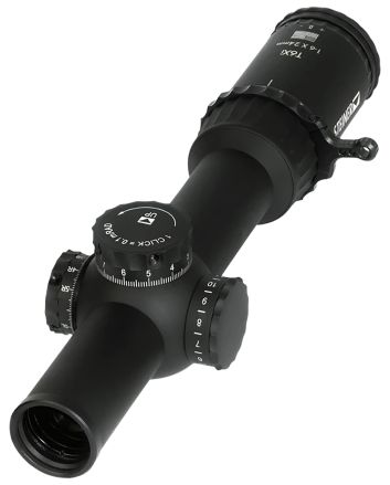 Steiner 5103 T6Xi1-6x24mm 30mm Tube Illuminated KC-1 MIL Reticle First Focal Plane Features Throw Lever