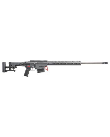 Ruger 18084 Precision6.5 Creedmoor 26" Stainless 10+1, Gray, M-LOK Handgaurd, Folding Stock, Muzzle Brake