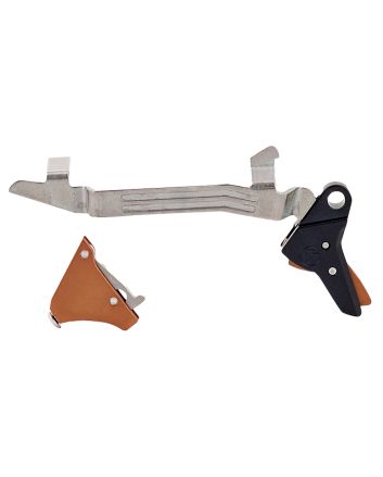 Timney Triggers ALPHAGLOCK5 Alpha Competition 9mm Luger/40 S&amp;W/22 LR, Bronze Straight Trigger, Compatible w/Glock Gen5 &amp; Glock 44