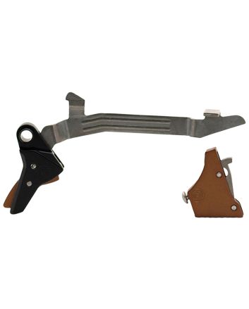 Timney Triggers ALPHAGLOCK34LRGBRNZE Alpha Competition 45 ACP/10mm Auto, Bronze Straight Trigger, Compatible w/Glock Gen3-4