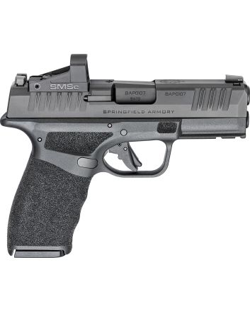 Springfield Armory HCP9379BOSPSMSC Hellcat Pro OSP 9mm Luger 3.70" 15+1, Black, Picatinny Rail Frame, Serrated Optic Cut Slide, Shield Red Dot
