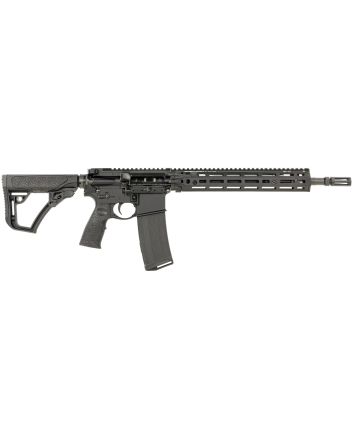 Daniel Defense 0219110613047 M4A1 RIII 5.56x45mm NATO 14.50" 30+1, Black, OEM Stock &amp; Grip, 12.50" M-Lok Handgaurd, Ambi Controls, Pinned &amp; Welded Flash Hider