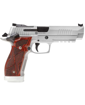 Sig Sauer 226X59CLASSIC10 P226 X-Five Classic 9mm Luger 10+1 (3) 5", Stainless, Picatinny Rail &amp; Beavertail Frame, Serrated Optic Cut Slide, Custom Hogue Cocobolo Grip