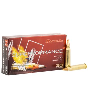Hornady 83292 Superformance223Rem 50gr Copper Alloy eXpanding 20 Per Box/10 Case