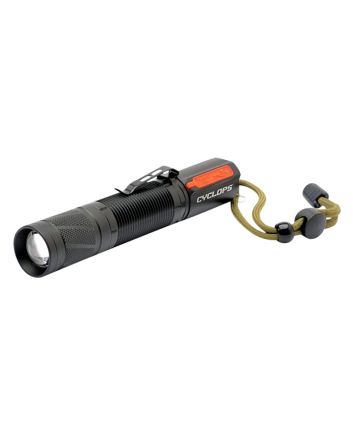 Cyclops CYCTF1200RC FX1200 Pocket FlashlightBlack 210/1200 Lumens White LED