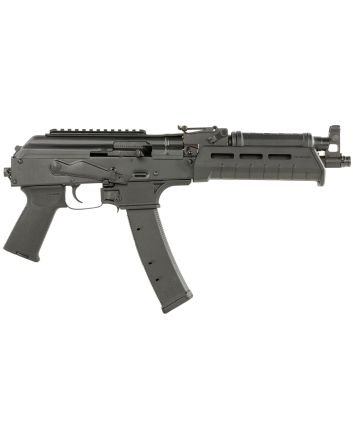 Century Arms HG7536N Draco 9S 9mm Luger 35+1 11.14" Barrel,Black Stamped Receiver, Magpul MOE Handguard &amp; AK Grip, EV9 Scorpion Magazine