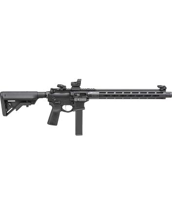 Springfield Armory STV91609B SAINT Victor 9mm Luger 16" 32+1, Black, B5 Systems Bravo Stock &amp; Type 23 Grip, Flip-Up Sights, Blast Diverter