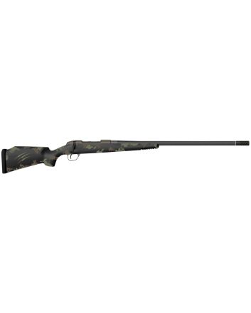 Fierce Firearms FCR300PRC24TF Carbon RageFull Size 300 PRC 3+1 24" Black C3 Carbon Fiber Barrel, Tungsten Gray Cerakote Stainless Steel Receiver, Forest Green Fixed Fierce Tech C3 Stock, Right Hand