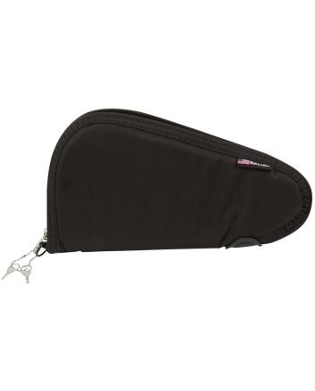 Allen 7411 Locking Handgun Case Black Endura, YKK Zippers &amp; Foam Padding Includes 2 Keys 11" L
