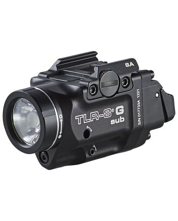 Streamlight 69439 TRL-8 G Sub Gun Light with Green LaserBlack Anodized 500 Lumens White LED Springfield Armory Hellcat