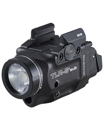 Streamlight 69417 TLR-8 Sub Gun Light with Red LaserBlack Anodized 500 Lumens White LED Sig Sauer P365