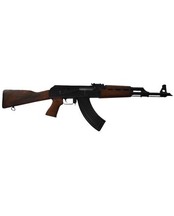 Zastava Arms Usa ZR7762BTW ZPAPM707.62x39mm 30+1 16.30" Black Chrome Lined Steel Barrel, Black Battle Worn Dark Walnut Handguard, Battleworn Dark Walnut Wood Fixed Stock, Dark Walnut Grip