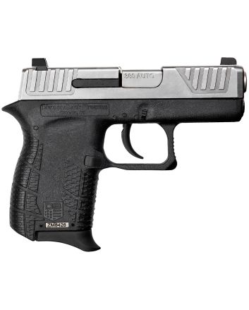 Diamondback DB0100E022 DB380 Gen4 Micro-Compact Frame 380 ACP 6+1, 2.80" Stainless Steel Barrel, Nickel Boron Serrated Stainless Steel Slide, Black Polymer Frame w/Beavertail &amp; Grip