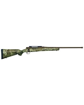 Mossberg 28171 Patriot Predator 7mm PRC 3+1 24" Fluted &amp; Threaded, Patriot Brown Cerakote Barrel/Rec, TrueTimber Strata Stock