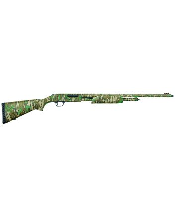 Mossberg 50107 500 Turkey Full Size 410 Gauge Pump 3" 5+1 24" Mossy Oak Greenleaf Vent Rib Barrel, Mossy Oak Greenleaf Optic Ready Receiver, Fixed Mossy Oak Greenleaf Synthetic Stock, Right Hand