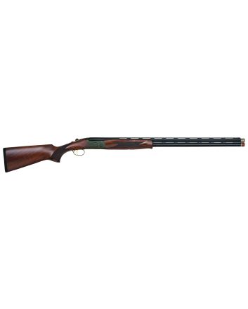 Mossberg 75481 Gold ReserveFull Size 20 Gauge Break Open 3" 2rd 30" Blue Polished Over/Under Vent Rib Barrel, Black Polished Engraved Stainless Steel Receiver, Fixed Black Walnut Stock, Right Hand