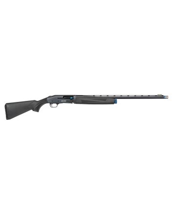 Mossberg 85159 940 Super Bantam Full Size 12 Gauge Semi-Auto 3" 4+1 26" Matte Blued Vent Rib Barrel, Tungsten Gray w/Blue Accents Stainless Steel Receiver, Adjustable Black Synthetic Stock, Right Hand