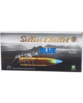 Sellier &amp; Bellot SB308XB eXergy308Win 110gr TAC EX Blue 20 Per Box/12 Case