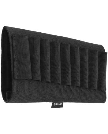 Allen 206 Rifle Cartridge Holder9rd Black Elastic Buttstock Mount