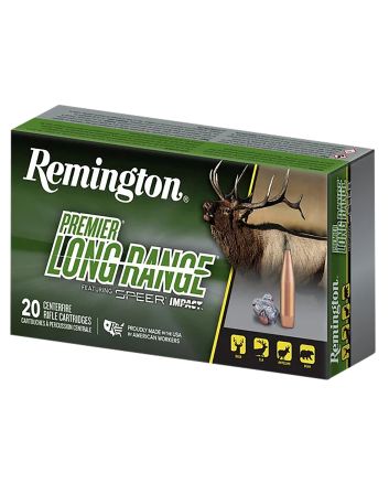 Remington Ammunition R21341 Premier Long Range 6.5 Creedmoor 140 gr Speer Impact 20 Per Box/ 10 Case