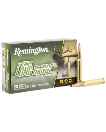 Remington Ammunition R21344 Premier Long Range 30-06Springfield 175gr Speer Impact 20 Per Box/10 Case