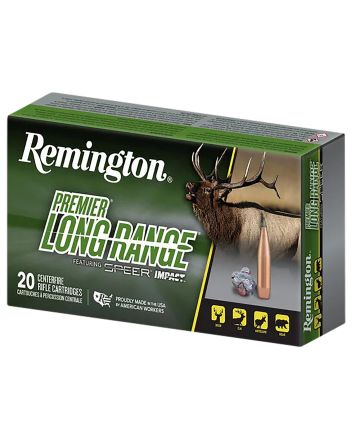 Remington Ammunition R21346 Premier Long Range 300WinMag 190gr Speer Impact 20 Per Box/10 Case
