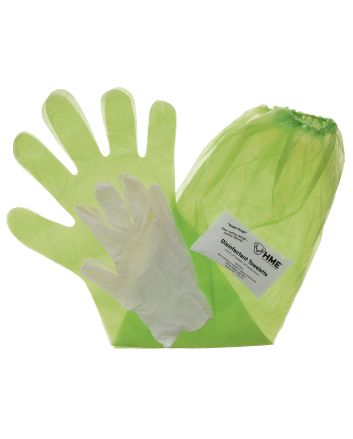 HME GCG Game Cleaning Gloves Lime Green Shoulder Length/Form Fitting